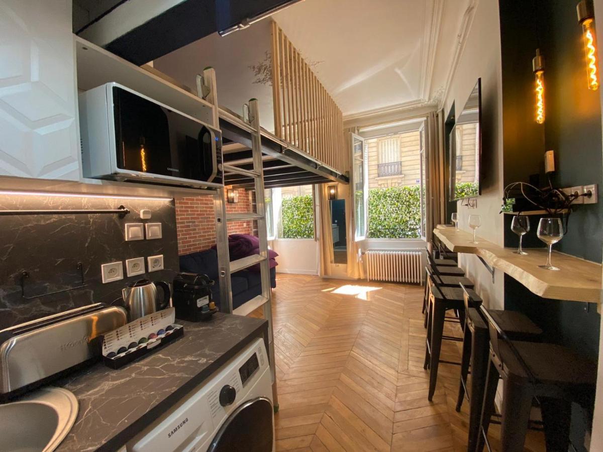 Beautiful mini Loft near Saint-Lazare Aparthotel Paris Exterior foto
