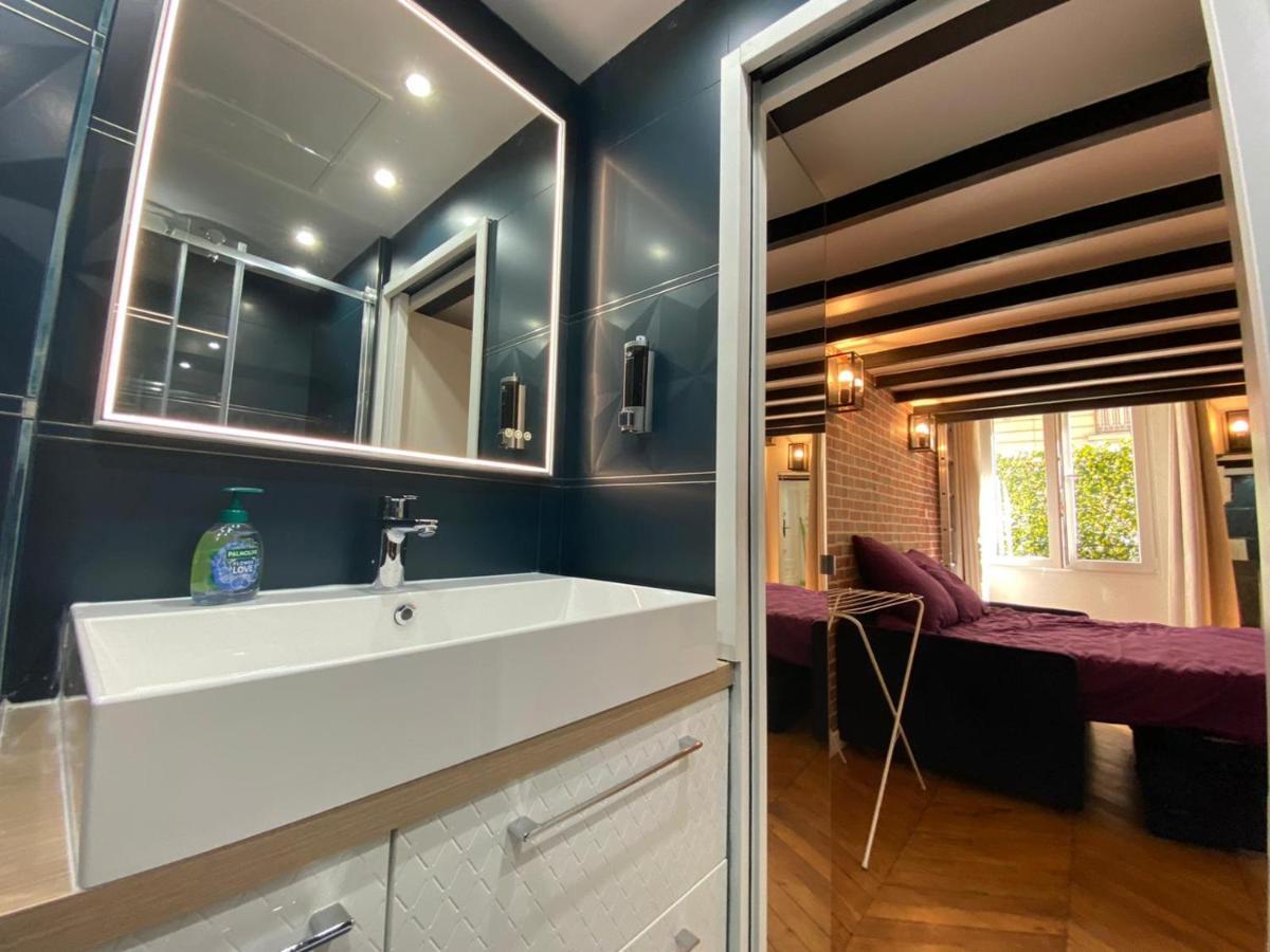 Beautiful mini Loft near Saint-Lazare Aparthotel Paris Exterior foto