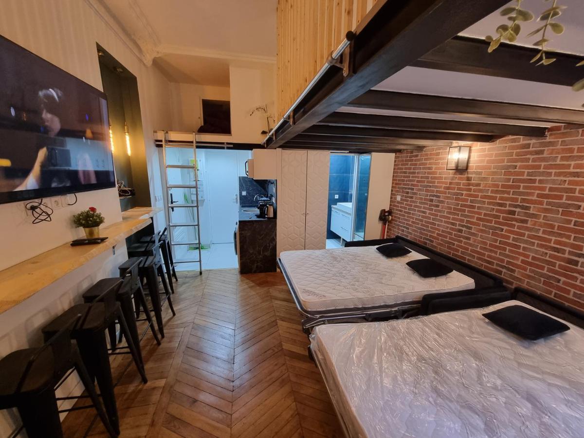 Beautiful mini Loft near Saint-Lazare Aparthotel Paris Exterior foto